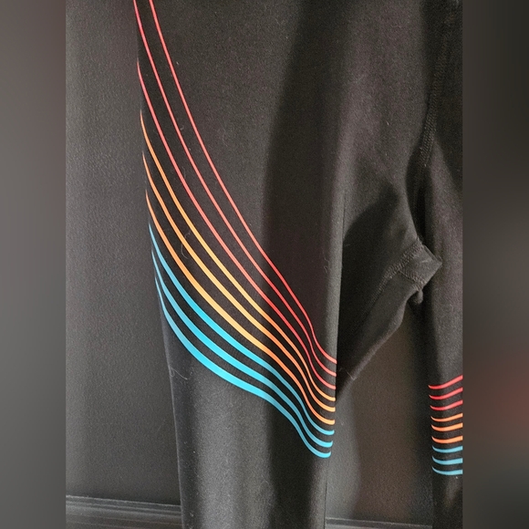 RBX Womens High-Waisted Performance Capri Leggings – Size L – Black - Picture 4 of 6